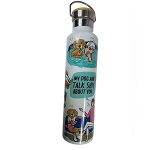 Stainless Steel Water Bottle Dog & Me by Primitives by Kathy Dog Lover Vet Tech